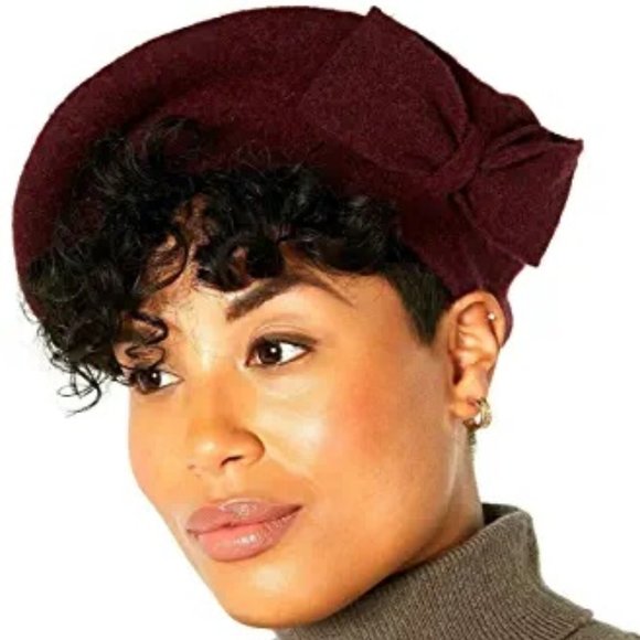 INC International Concepts Accessories - INC International Concepts Bow 100% Wool Beret